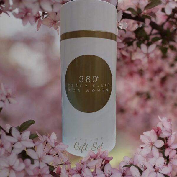 SET PERRY ELLIS 360 WOMAN (3 PC ) 3.4 OZ.EDP / 3.0 GEL / MINI